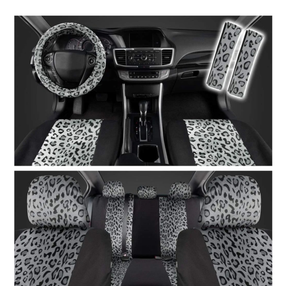 Leopard Print Car Seat Covers